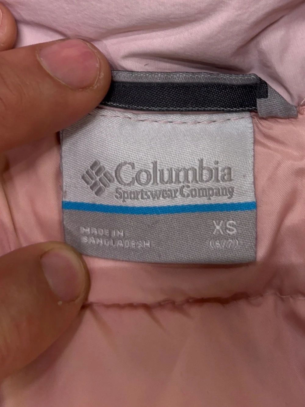 Columbia Girls XS Pink Quilted Hooded Puffer Jacket